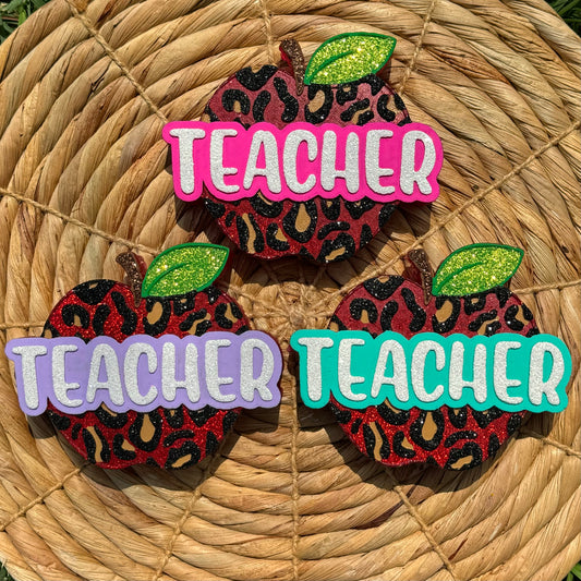 Leopard Teacher Apple